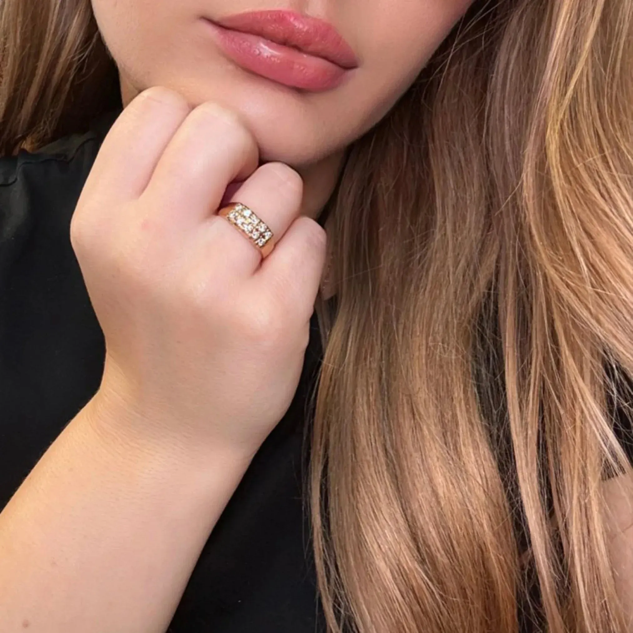 Alliance Demi-Tour or jaune et diamants sold by 58 Facettes product image thumbnail 2