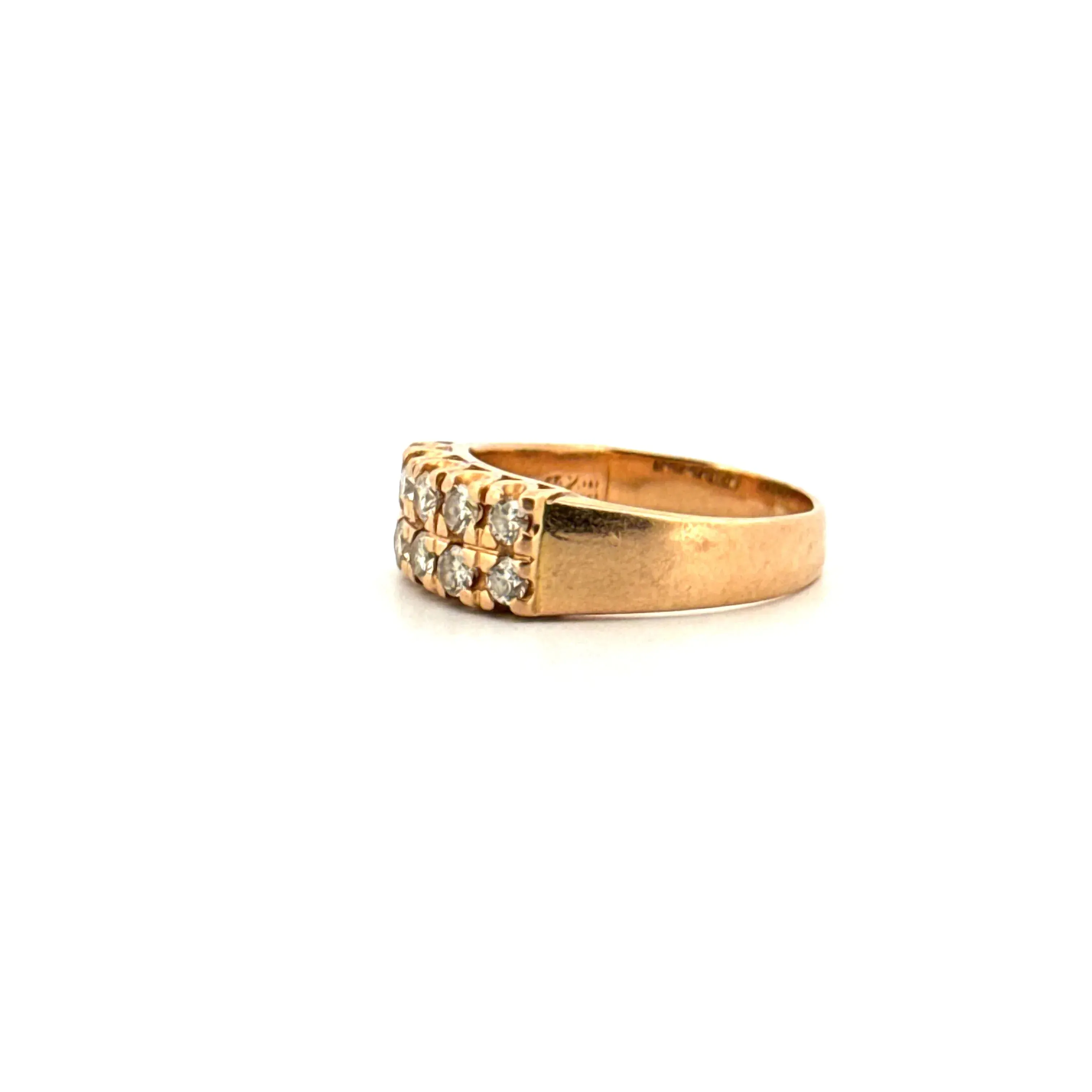 Alliance Demi-Tour or jaune et diamants sold by 58 Facettes product image thumbnail 3