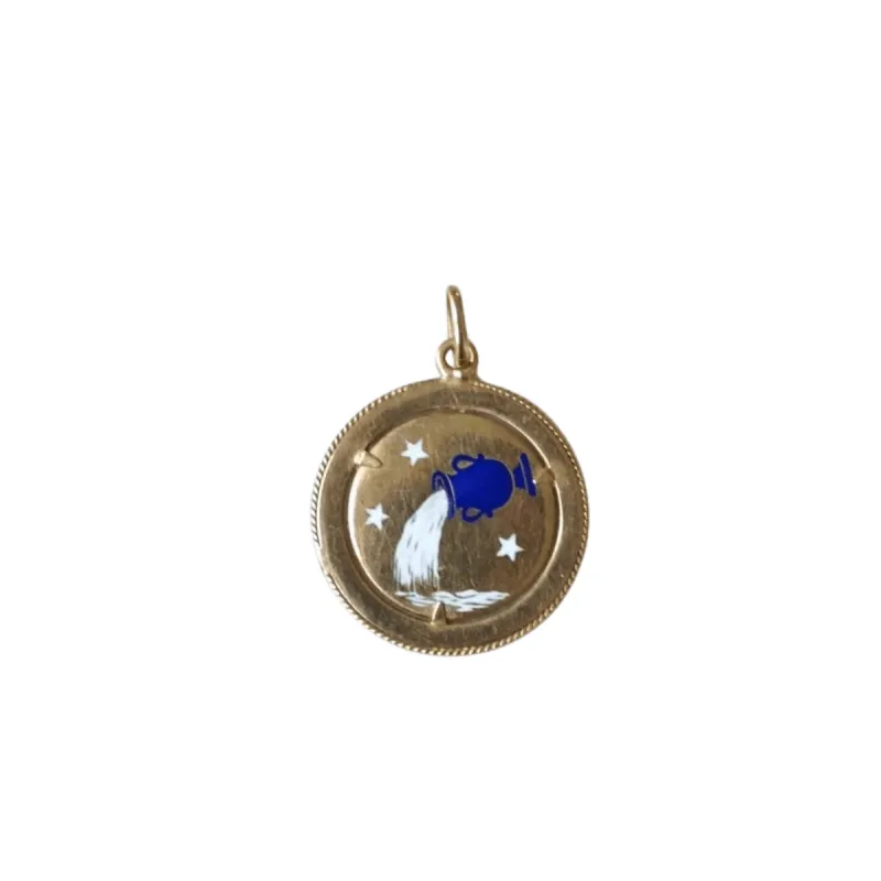 Pendentif Verseau émail sold by 58 Facettes