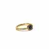 Bague en Or jaune et Saphir ovale sold by 58 Facettes