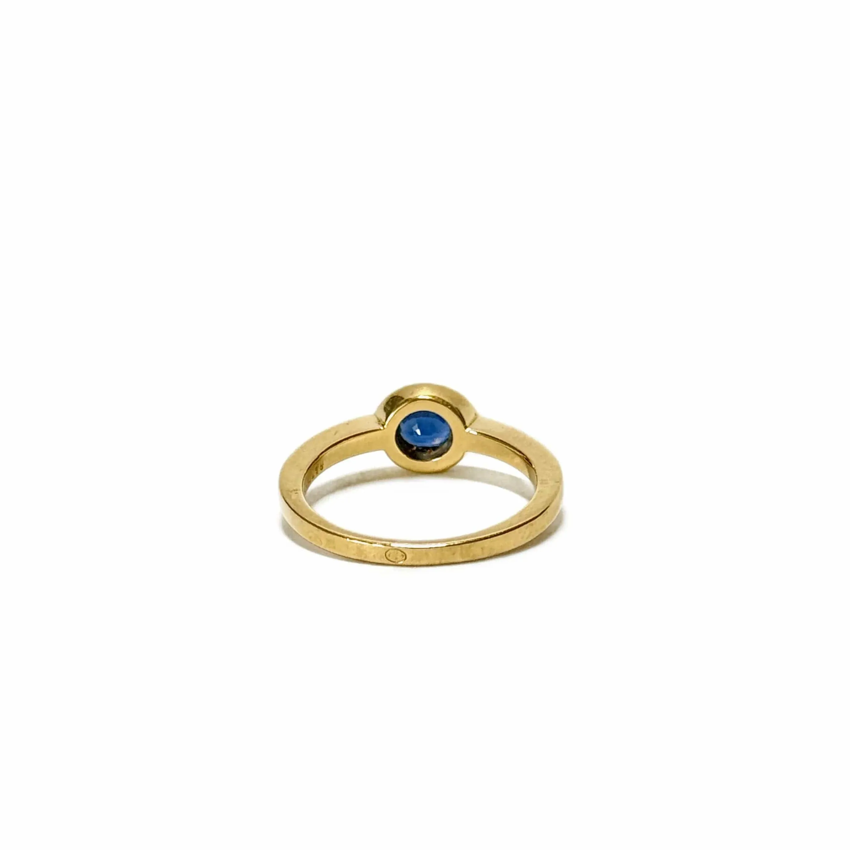 Bague en Or jaune et Saphir ovale sold by 58 Facettes product image thumbnail 5
