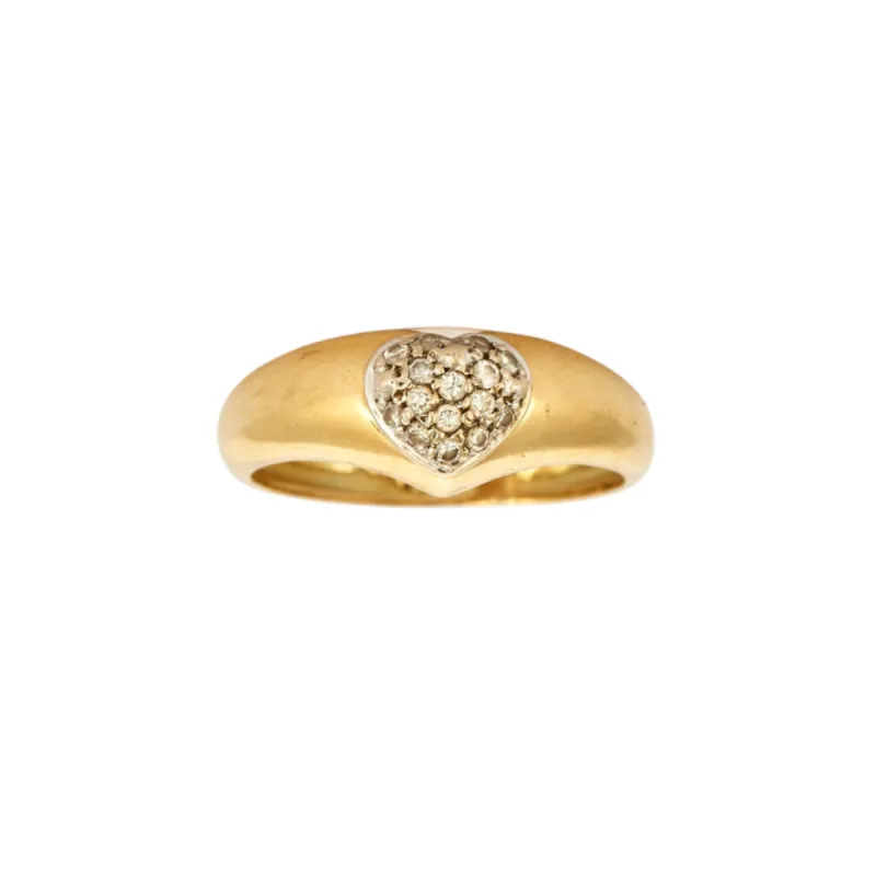 Bague Coeur diamants sold by 58 Facettes