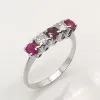 Bague en or 18 carats, rubis et diamants sold by 58 Facettes