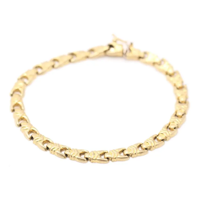 bracelet à charnière en or sold by 58 Facettes