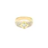 Bague or jaune et diamants sold by 58 Facettes