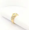 Bague or jaune et diamants sold by 58 Facettes