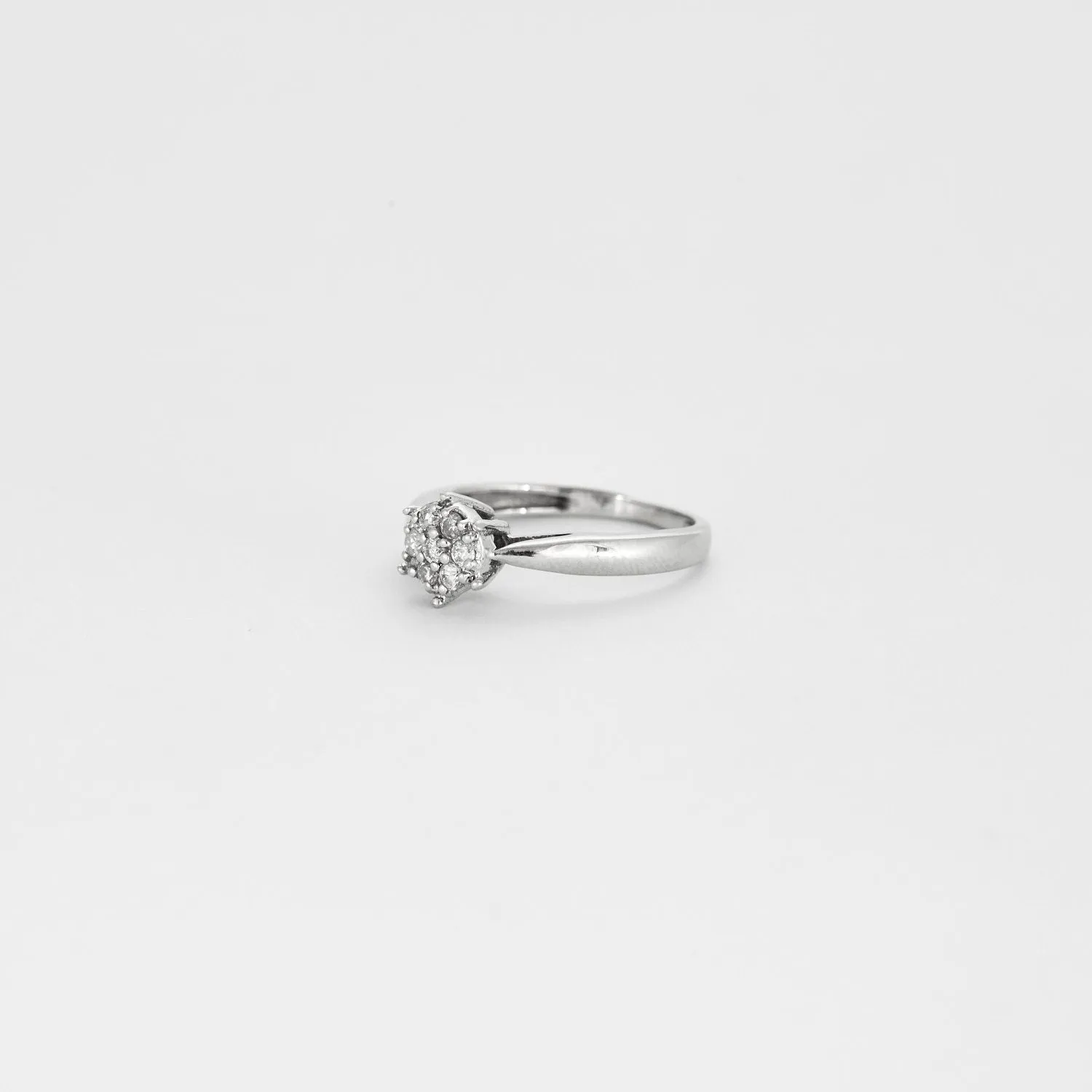 Bague Solitaire or blanc diamants sold by 58 Facettes product image thumbnail 3