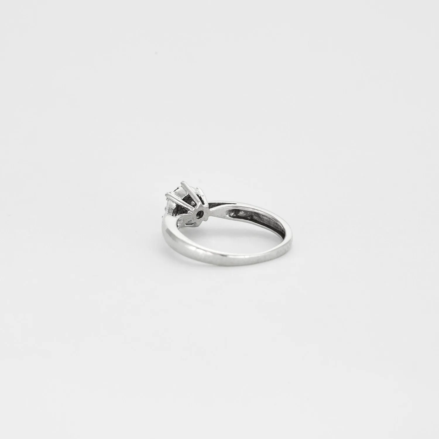 Bague Solitaire or blanc diamants sold by 58 Facettes product image thumbnail 4