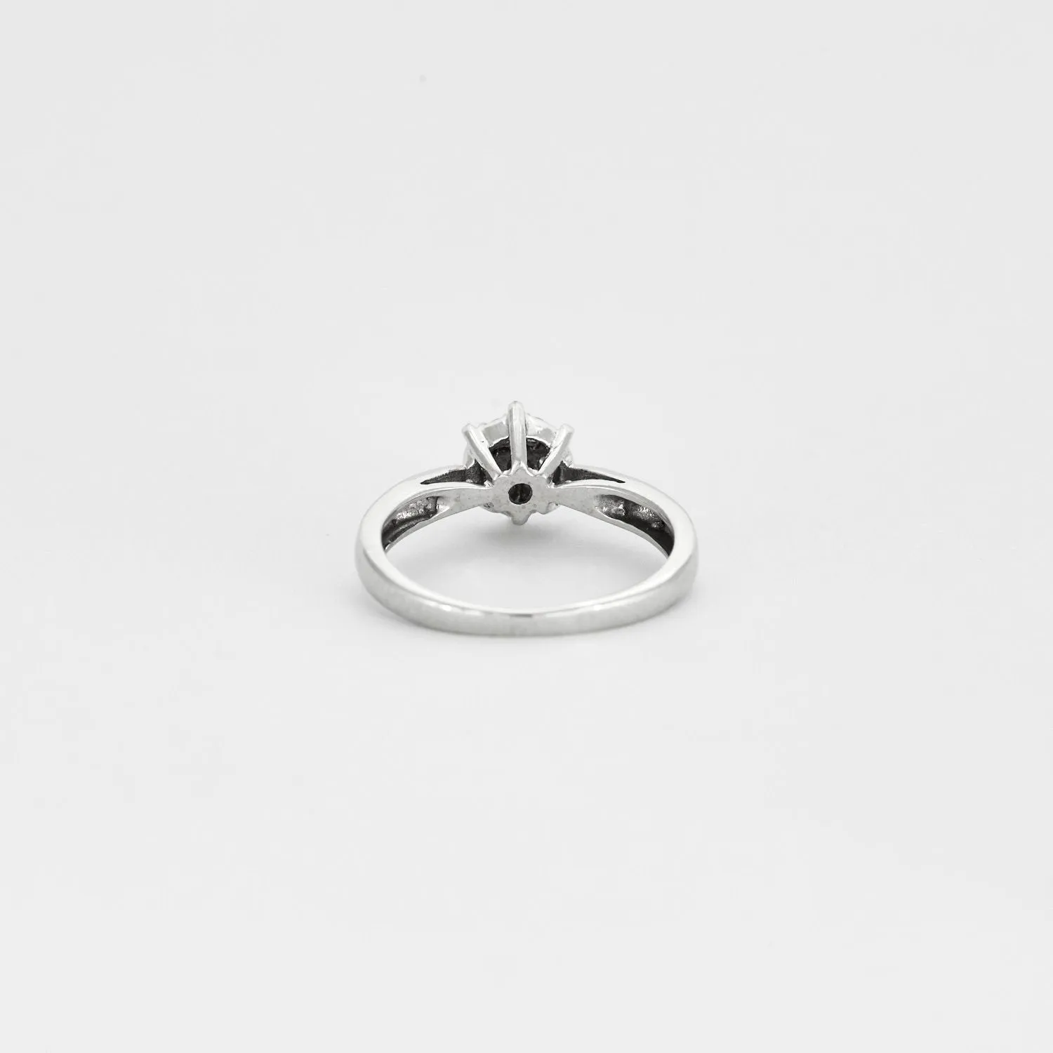 Bague Solitaire or blanc diamants sold by 58 Facettes product image thumbnail 5