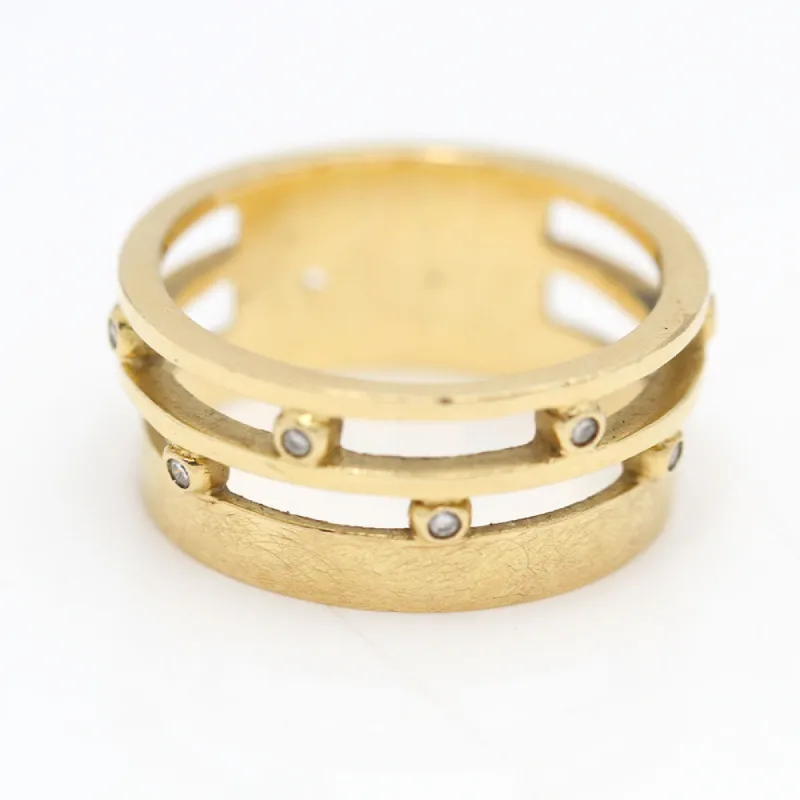 Bague en or avec diamants sold by 58 Facettes