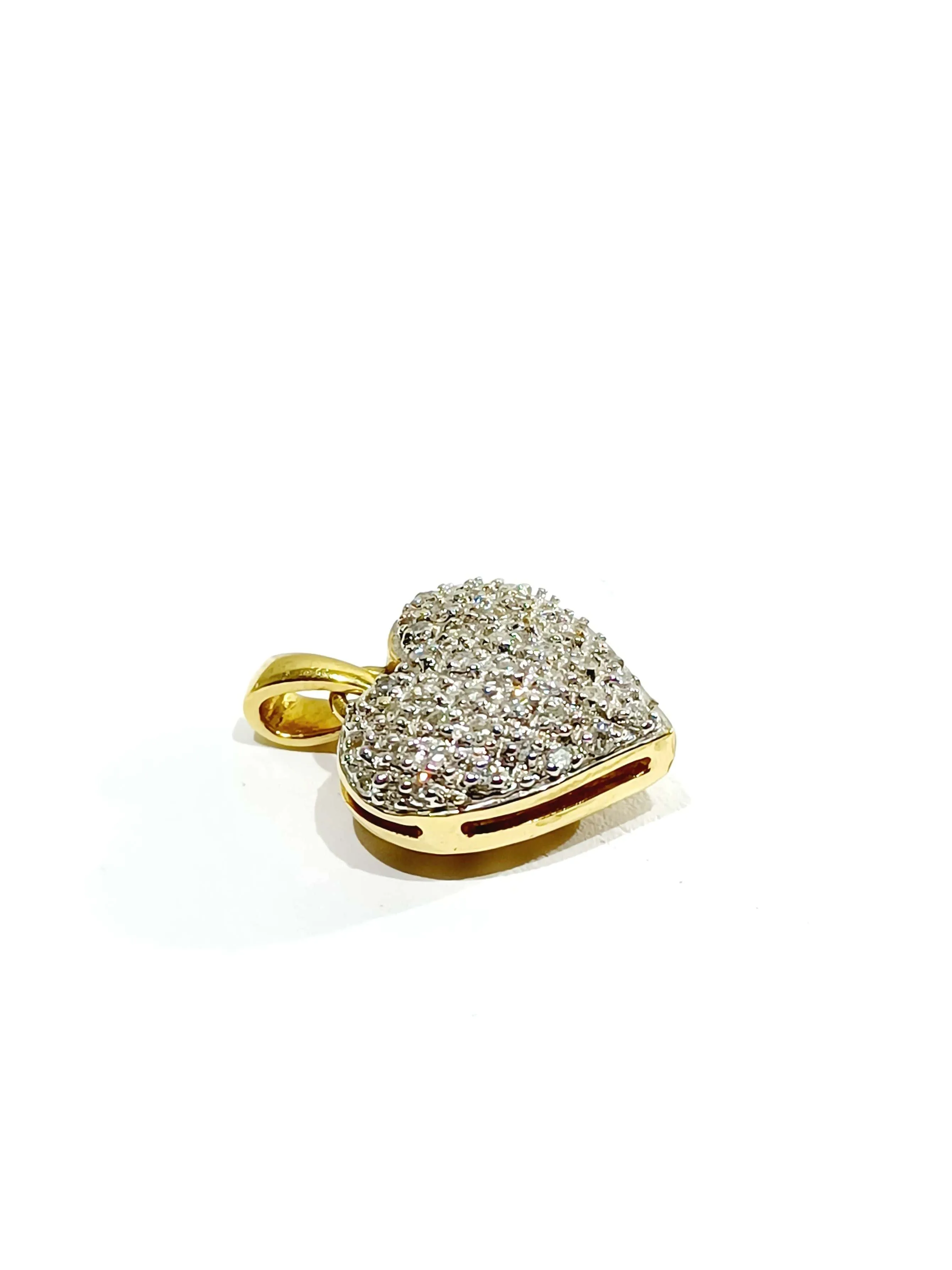 Pendentif cœur Or jaune Diamants sold by 58 Facettes product image thumbnail 5