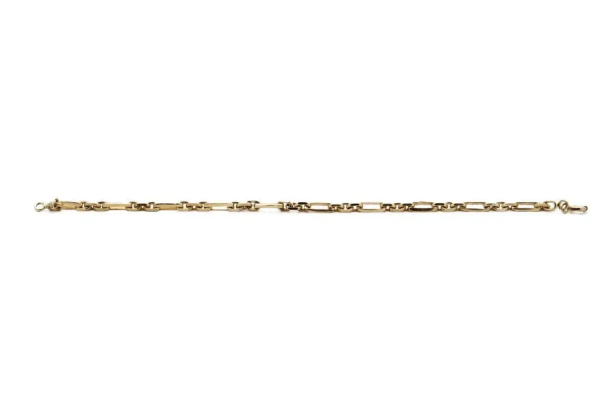 Bracelet maille Figaro Or jaune sold by 58 Facettes