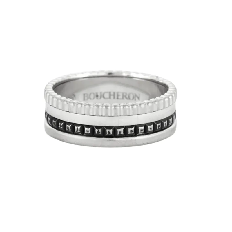 BOUCHERON - Bague Quatre Black or gris sold by 58 Facettes