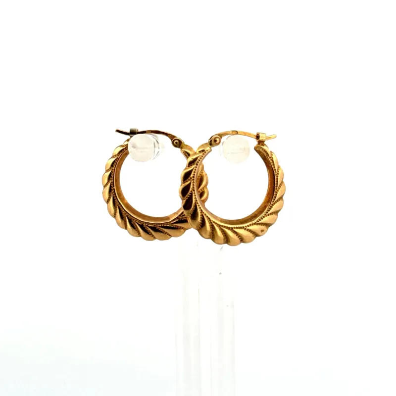 Créoles Or Jaune sold by 58 Facettes