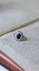 Bague pompadour Art Déco Or blanc Platine Saphir Diamants sold by 58 Facettes