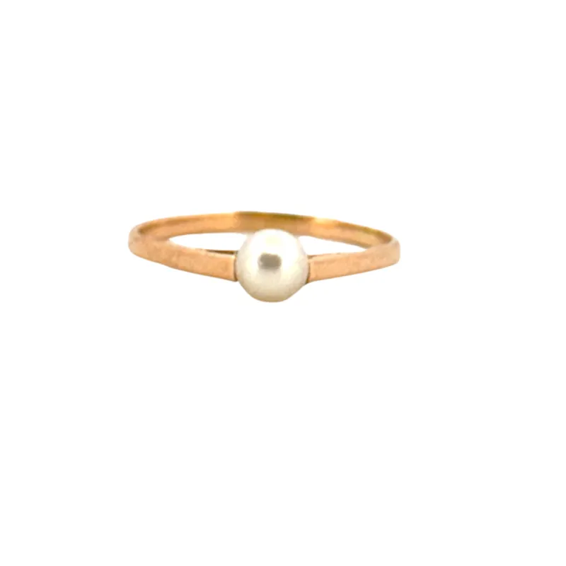 Bague Or Jaune 18k avec Perle de culture sold by 58 Facettes