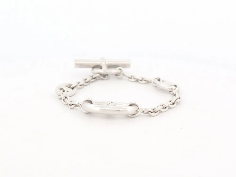 bracelet HERMES farandole chaine d'ancre argent sold by 58 Facettes product image thumbnail 4