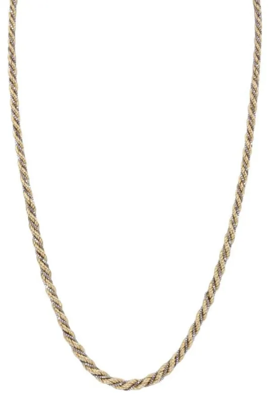 Collier 2 Ors maille torsadée sold by 58 Facettes
