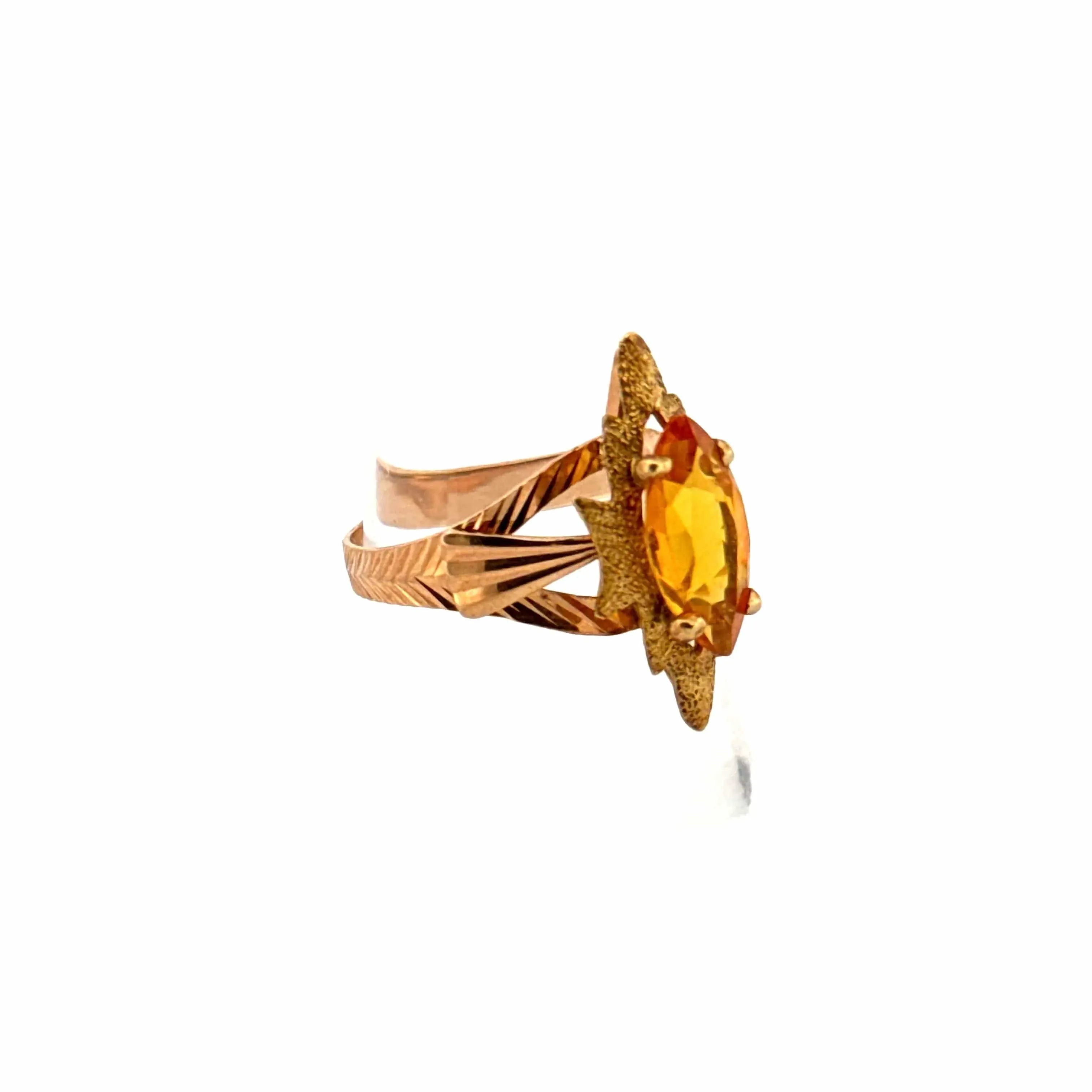 Bague Marquise Or Jaune 18k & Saphir sold by 58 Facettes product image thumbnail 4