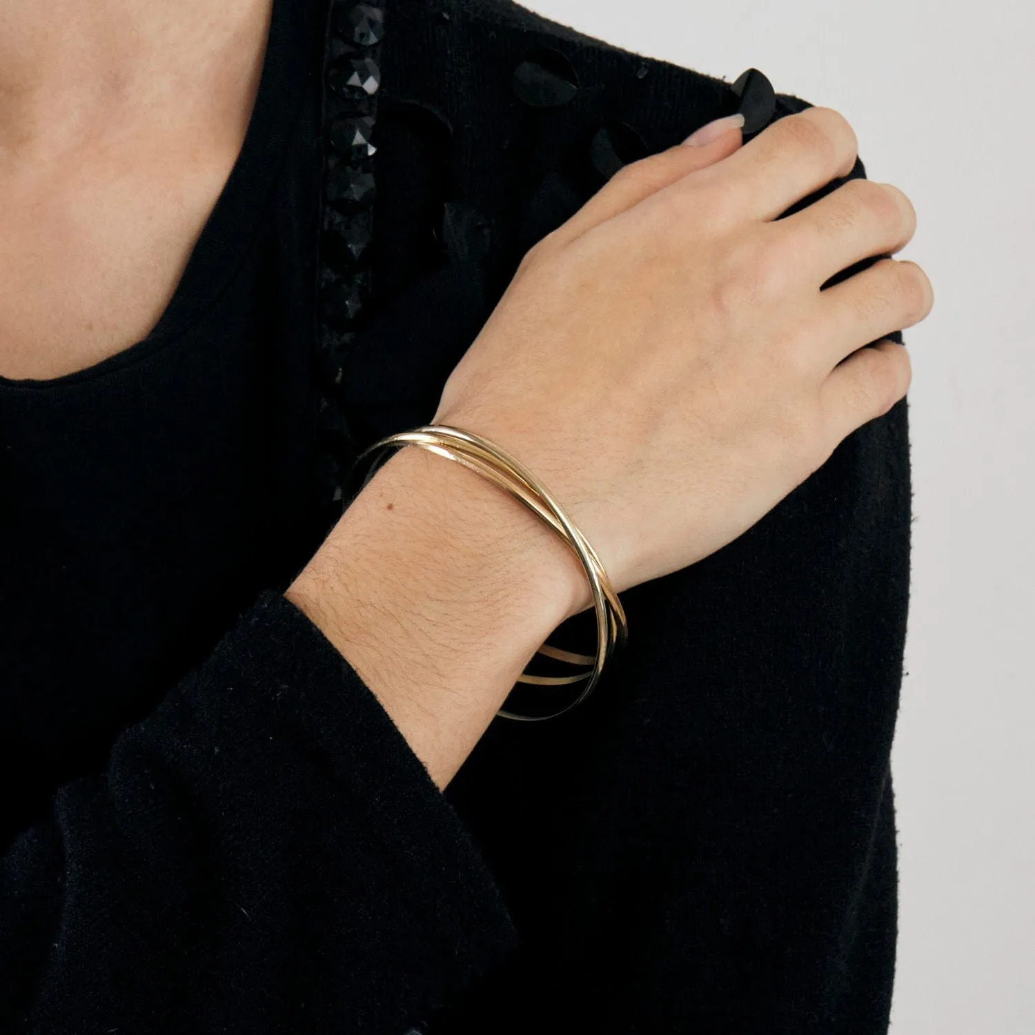 Bracelet jonc 3 ors sold by 58 Facettes product image thumbnail 3