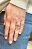 Bague Toi et Moi en or blanc 18 carats diamant et saphir sold by 58 Facettes