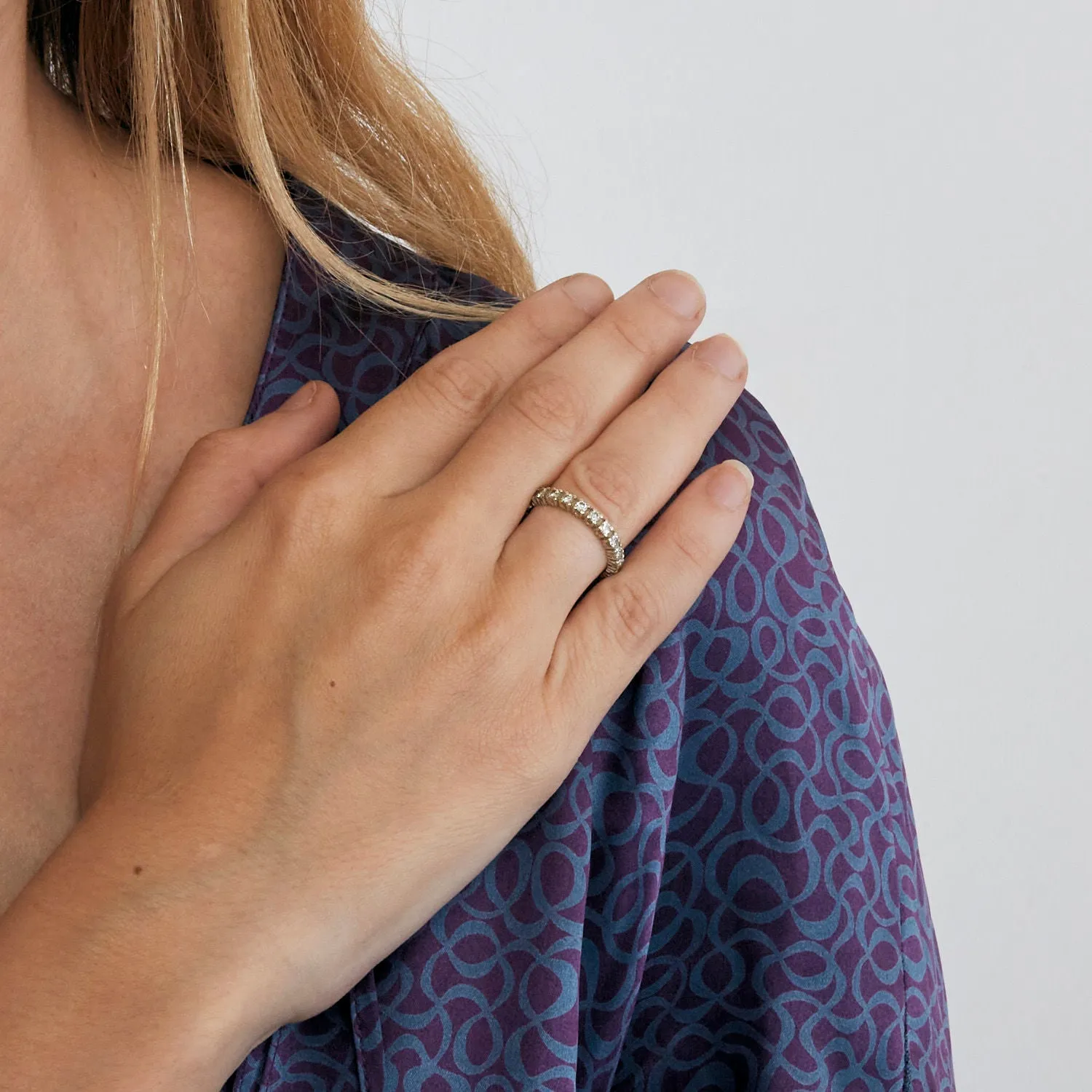 Alliance américaine or gris 22 diamants sold by 58 Facettes product image thumbnail 2