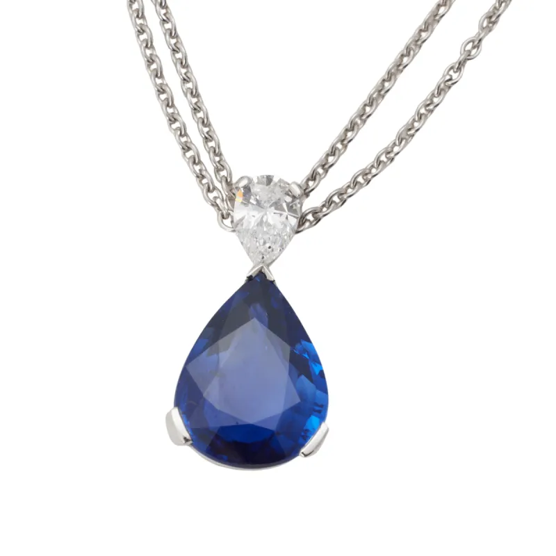 Pendentif saphir sold by 58 Facettes