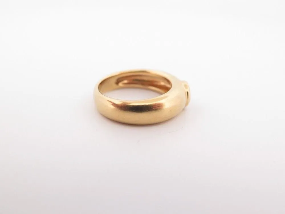 vintage bague CHAUMET jonc en or jaune et saphir sold by 58 Facettes product image thumbnail 5