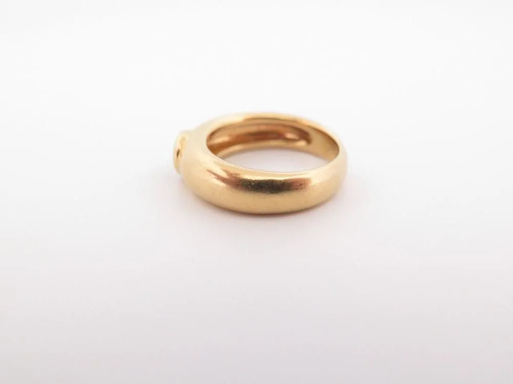 vintage bague CHAUMET jonc en or jaune et saphir sold by 58 Facettes product image thumbnail 3