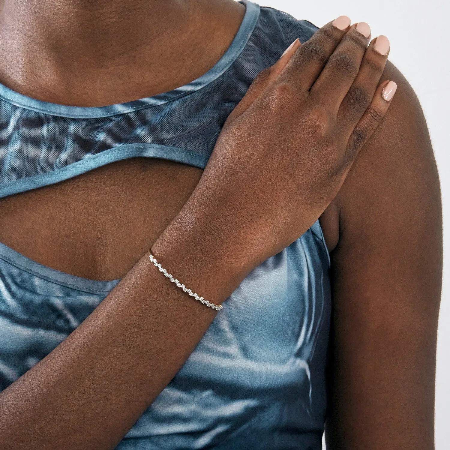 Bracelet en or jaune et diamants sold by 58 Facettes product image thumbnail 2