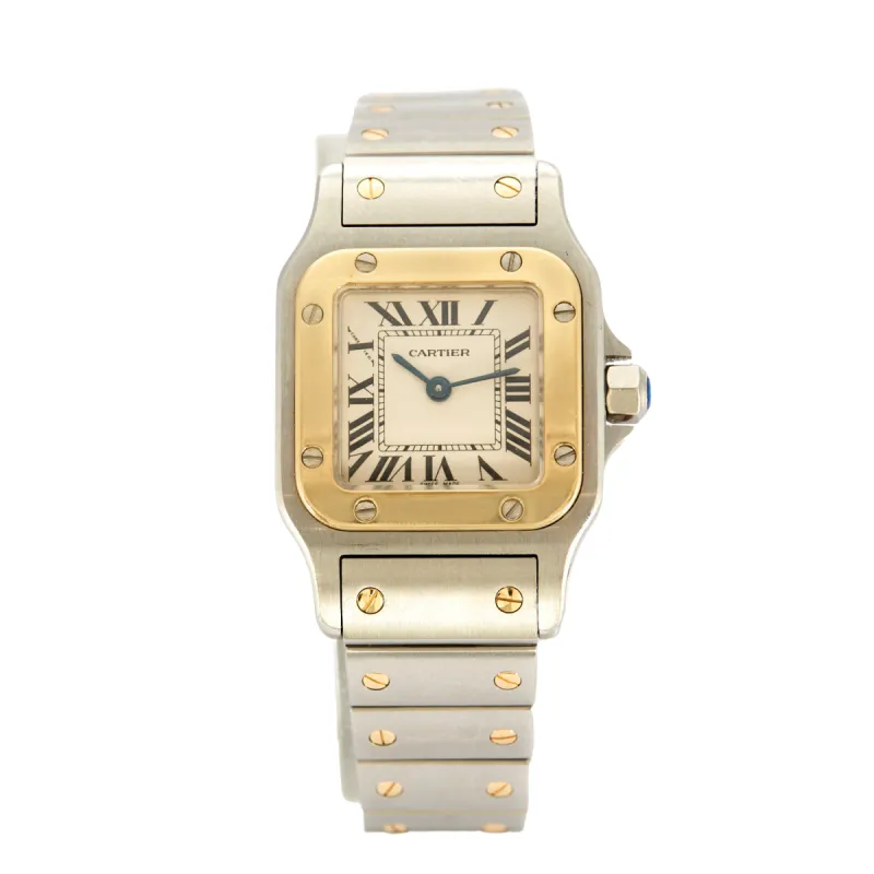 CARTIER - Montre Santos or et acier sold by 58 Facettes