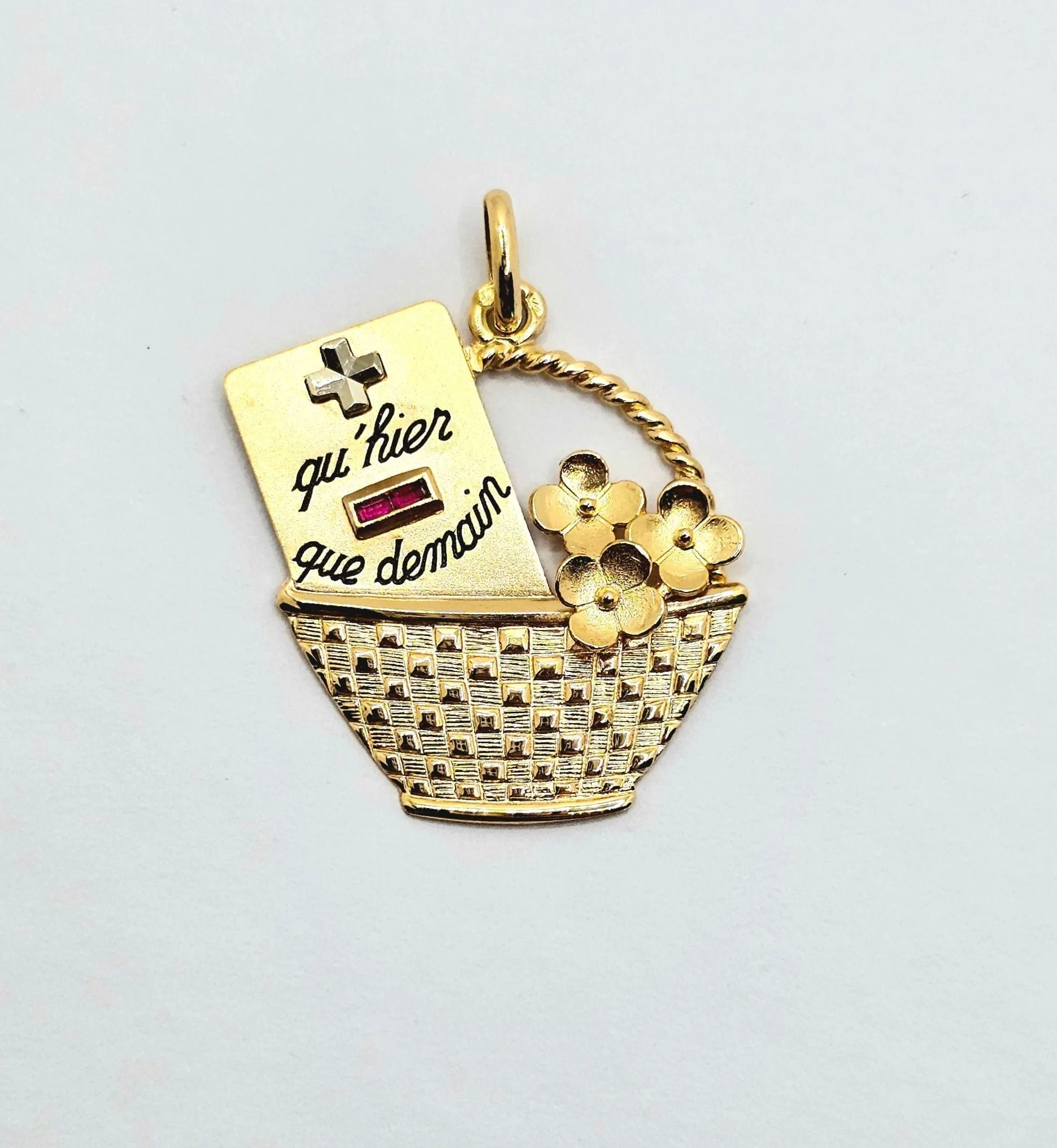 AUGIS - Médaille d'Amour corbeille sold by 58 Facettes product image thumbnail 3