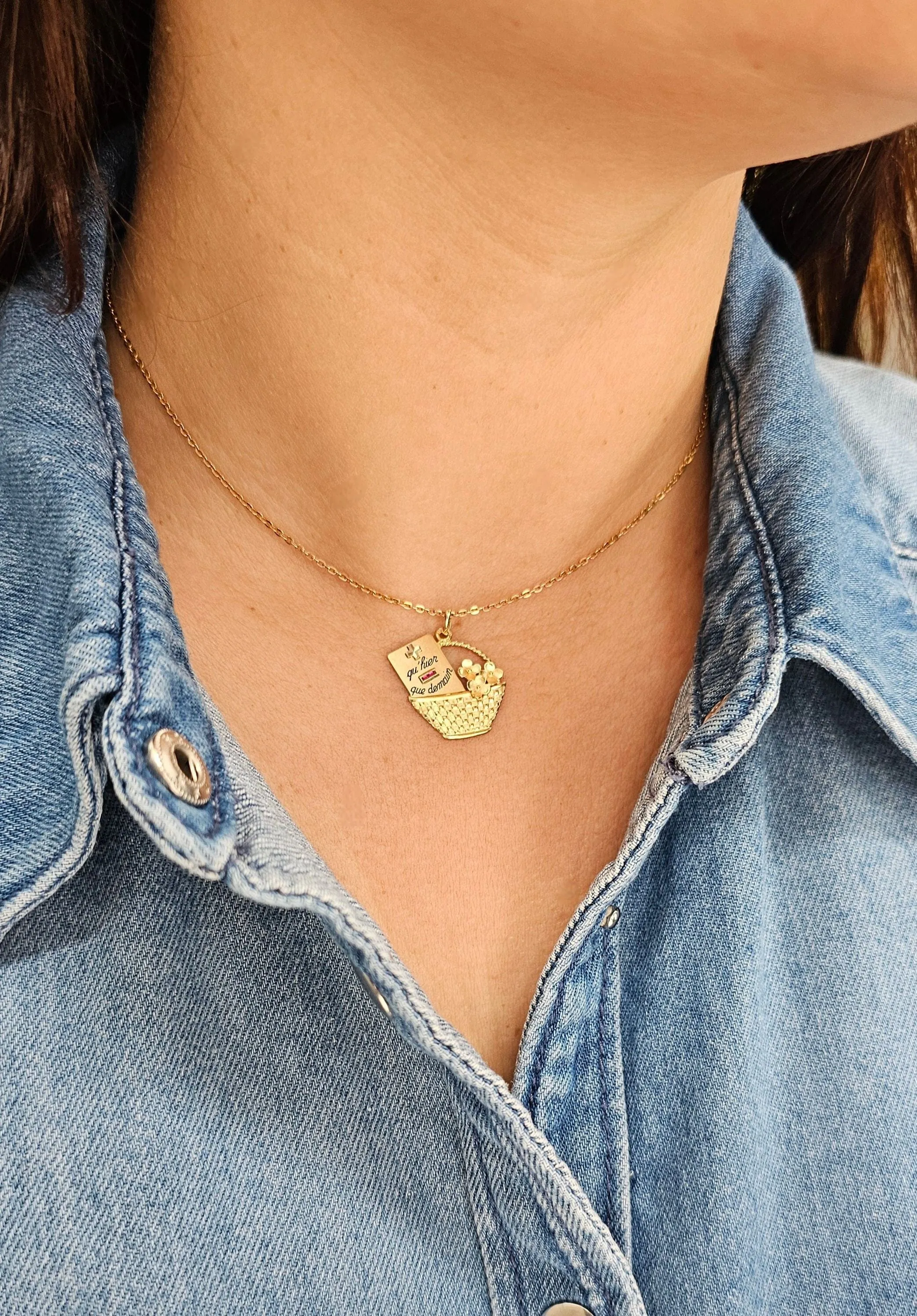 AUGIS - Médaille d'Amour corbeille sold by 58 Facettes product image thumbnail 2