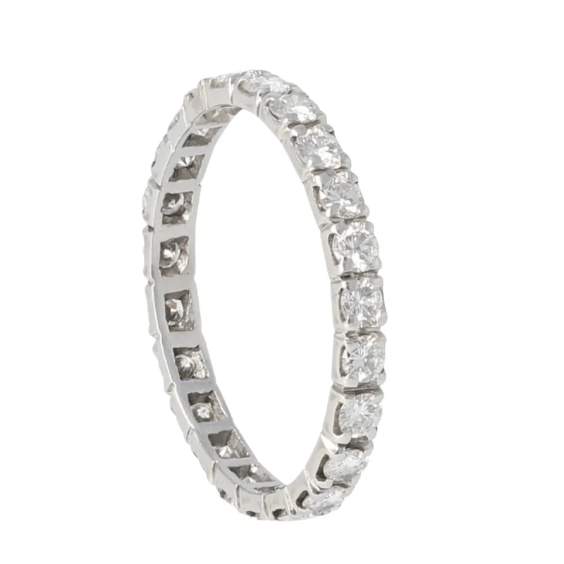Alliance or blanc et diamants sold by 58 Facettes