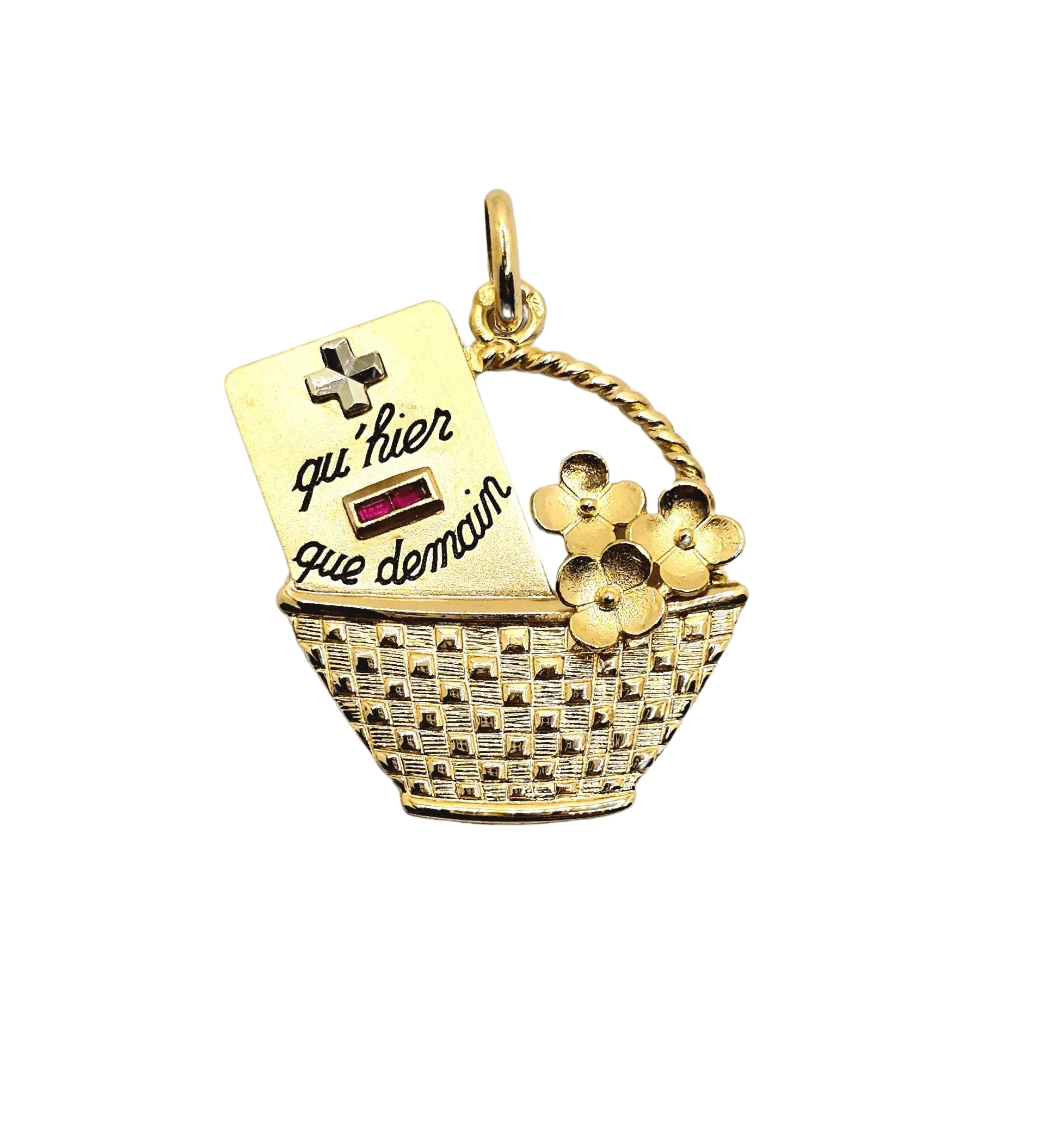 AUGIS - Médaille d'Amour corbeille sold by 58 Facettes