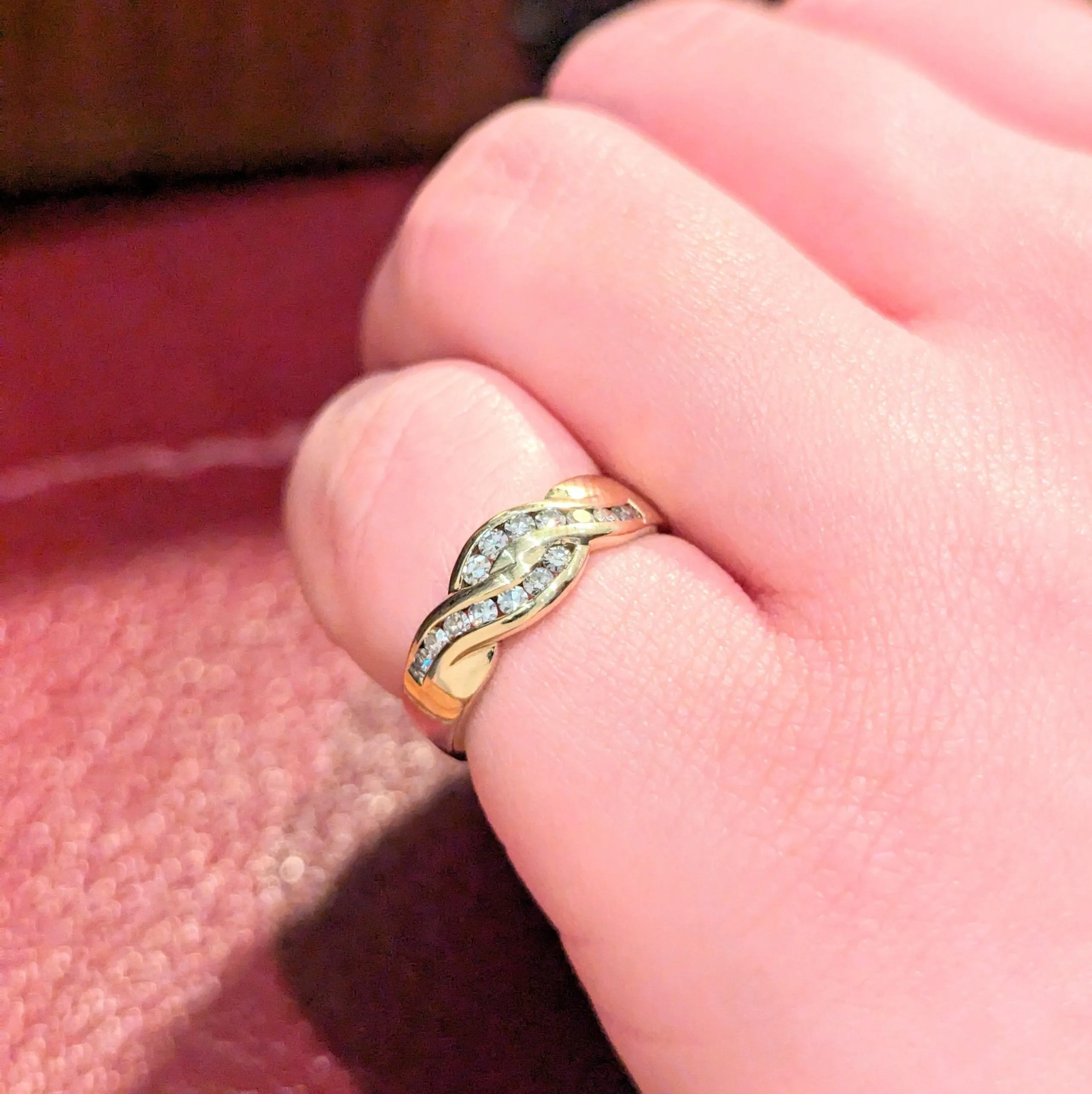 Bague or jaune et diamants sold by 58 Facettes product image thumbnail 3