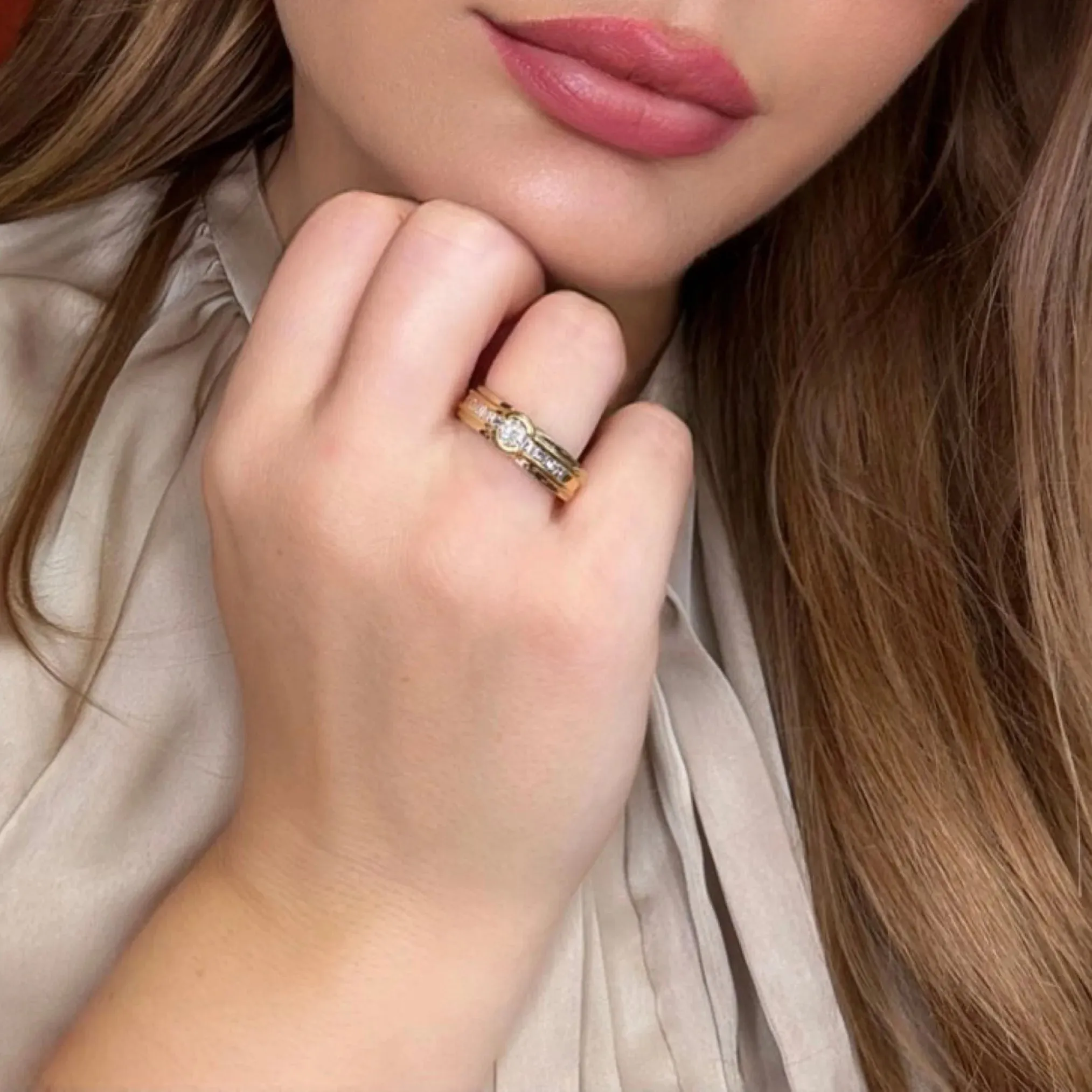 Solitaire Or Jaune Diamants sold by 58 Facettes product image thumbnail 2