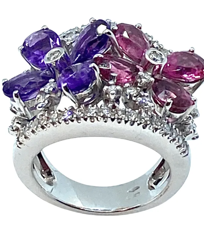 Bague romantique design Floreal sold by 58 Facettes