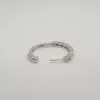 Créoles or blanc serties de diamants sold by 58 Facettes