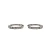Créoles or blanc serties de diamants sold by 58 Facettes