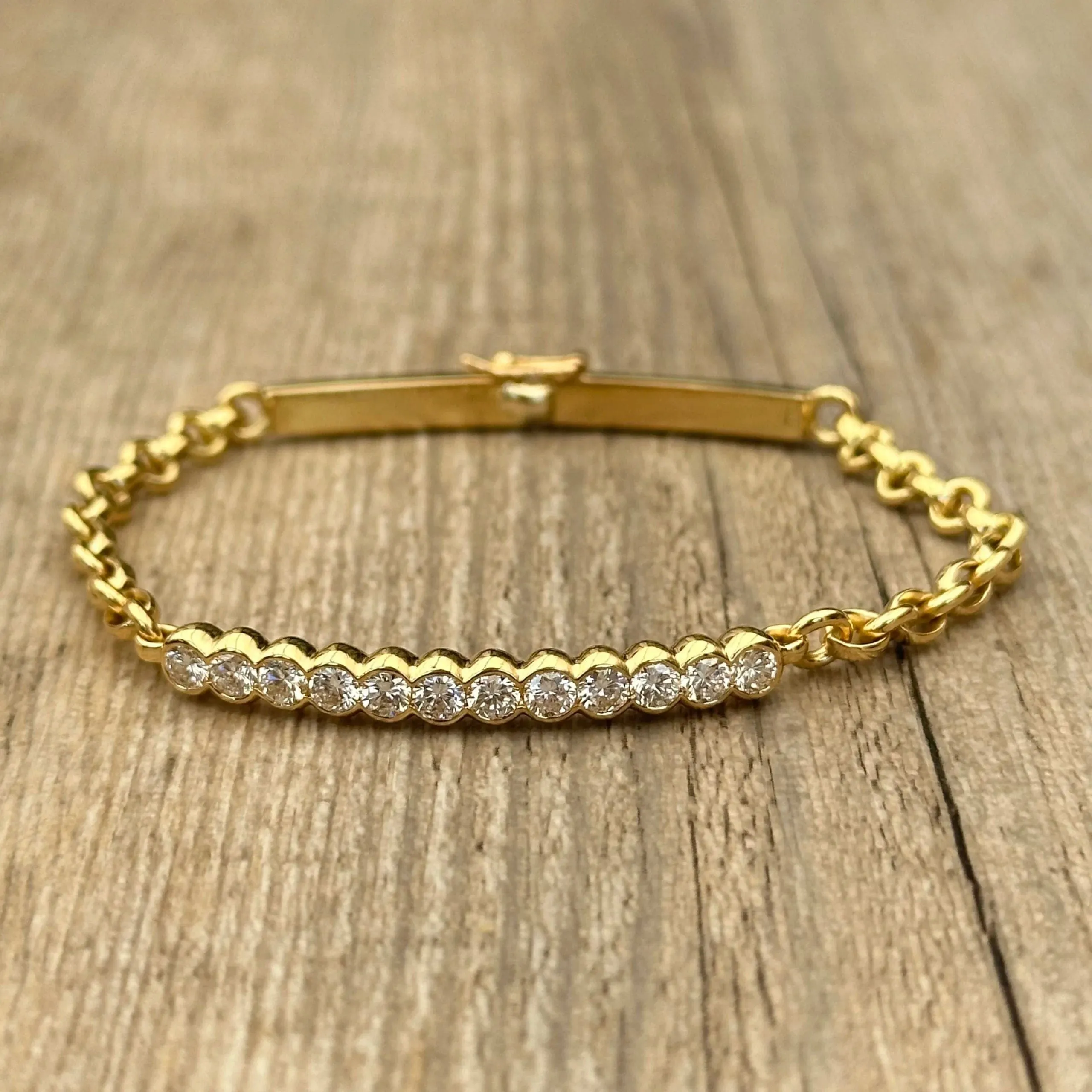 Bracelet ligne de diamants sold by 58 Facettes product image thumbnail 3