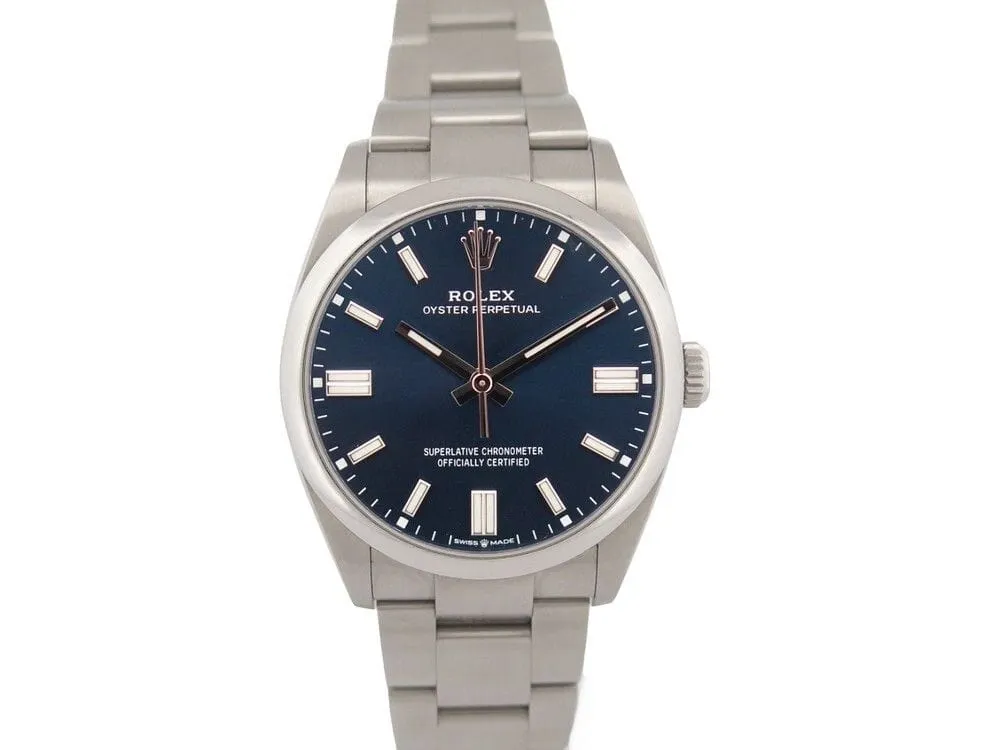 montre ROLEX oyster perpetual automatique acier sold by 58 Facettes