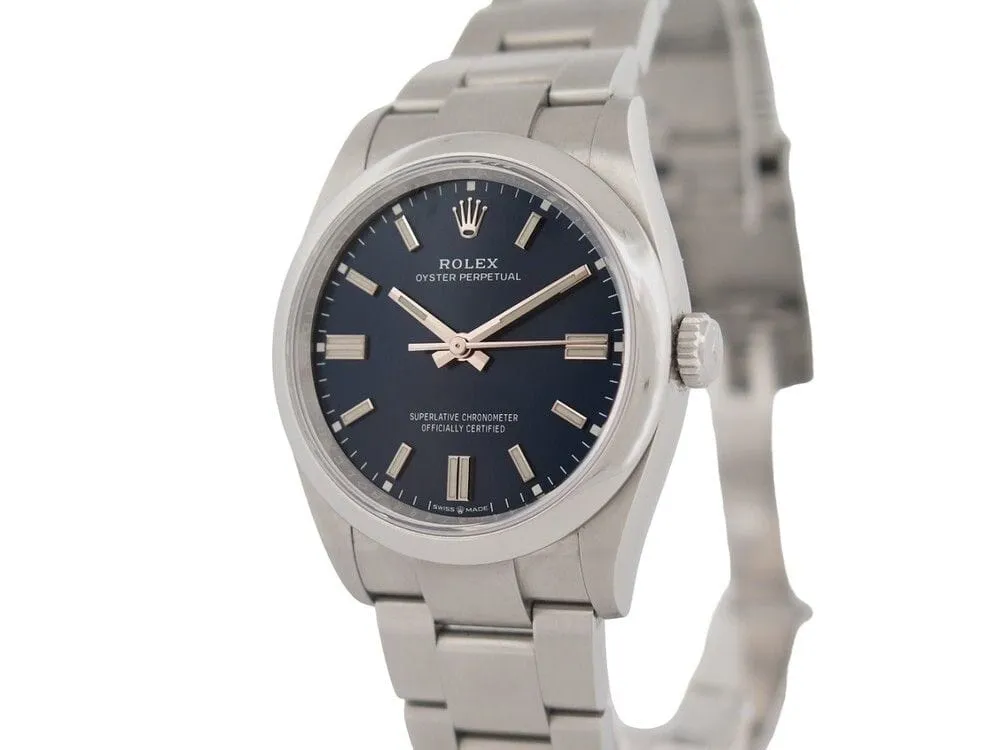 montre ROLEX oyster perpetual automatique acier sold by 58 Facettes product image thumbnail 2
