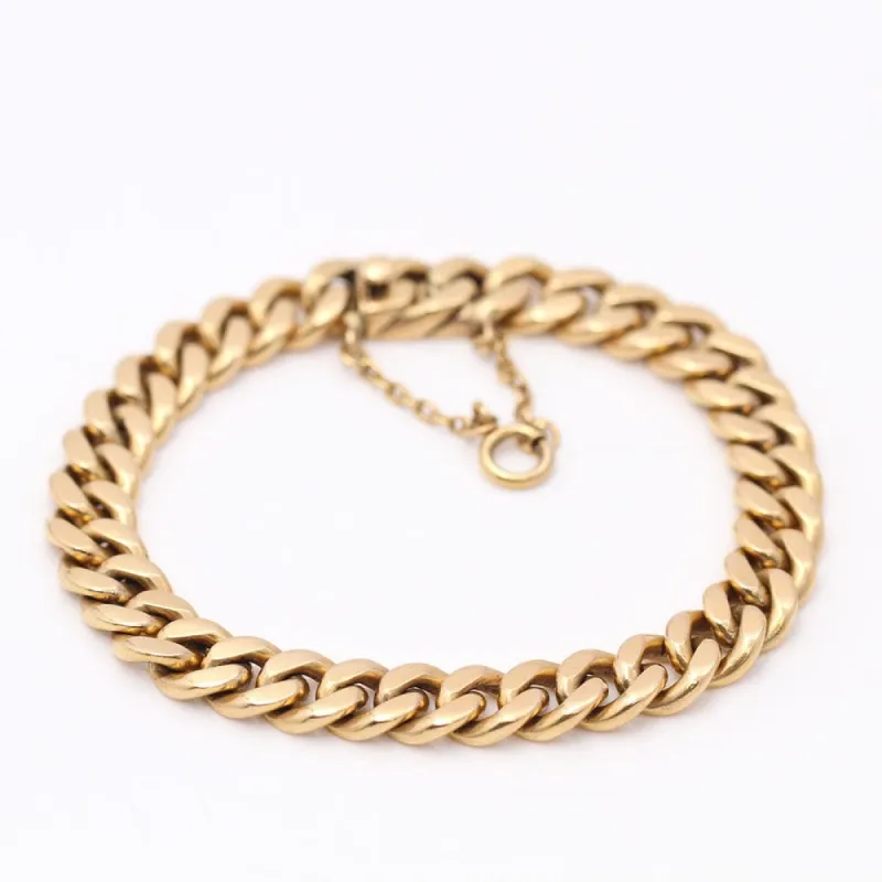 Bracelet barbu en or massif sold by 58 Facettes