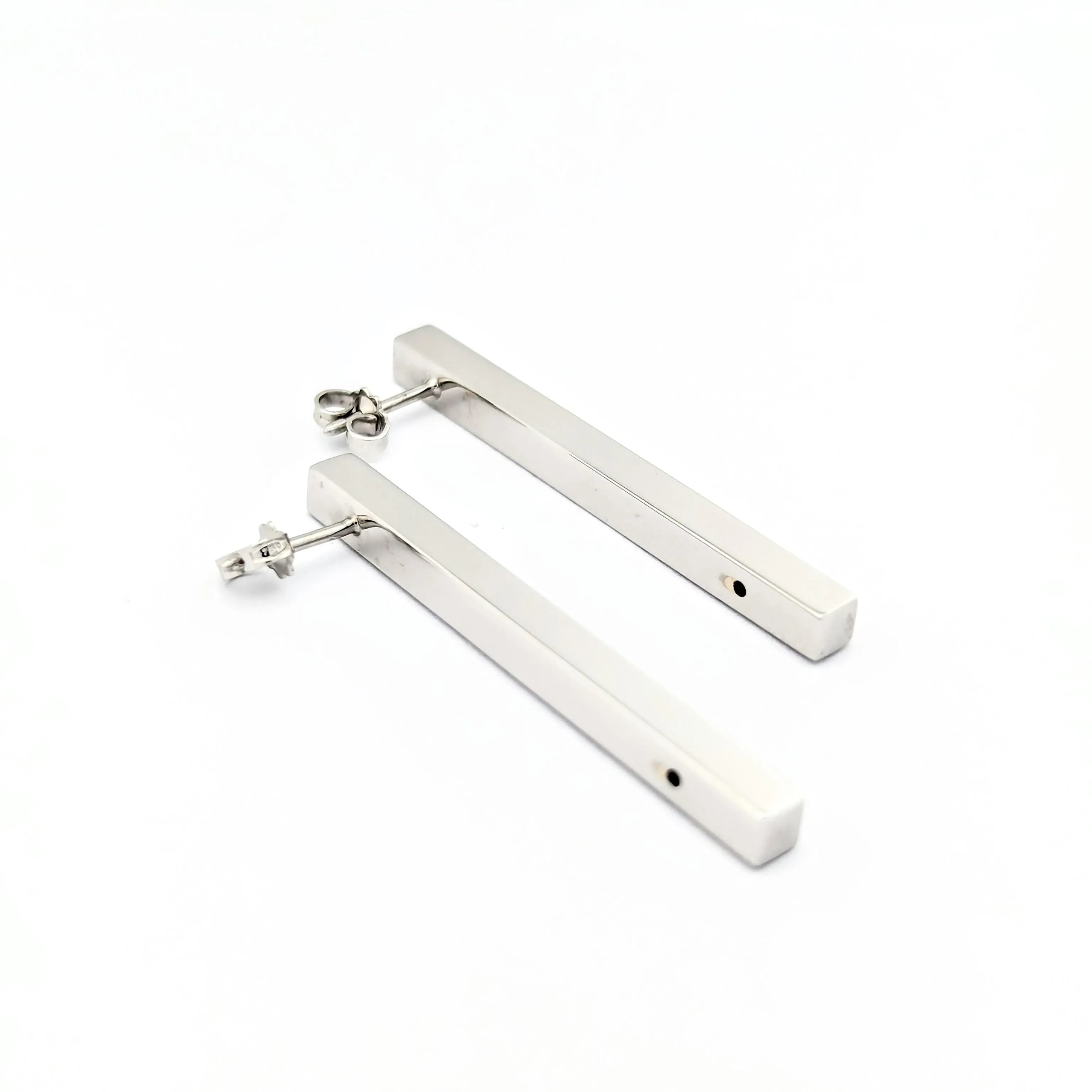 Boucles d'oreilles en or blanc 18 carats et diamants sold by 58 Facettes product image thumbnail 5