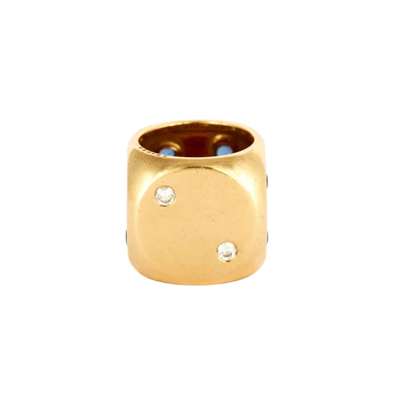 Bague Dé à jouer sold by 58 Facettes