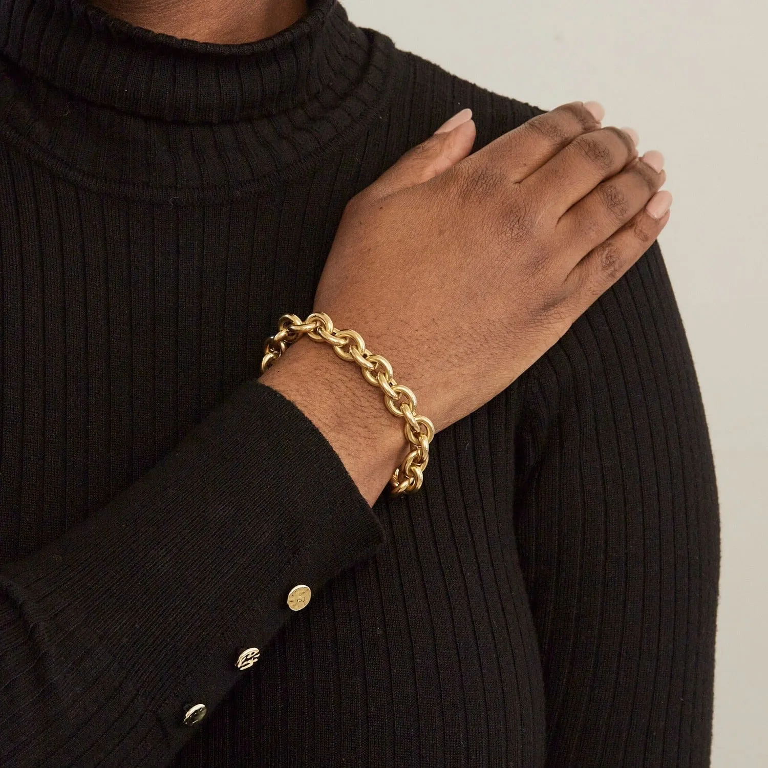 Bracelet en or jaune sold by 58 Facettes product image thumbnail 2