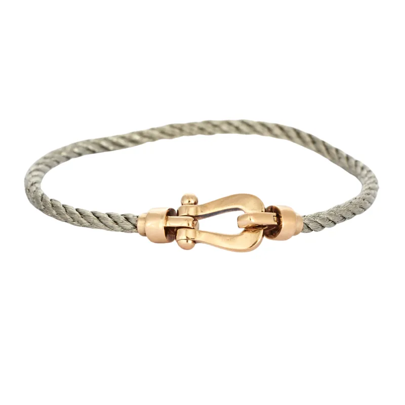 FRED -  Bracelet Force 10 Mini acier et or sold by 58 Facettes