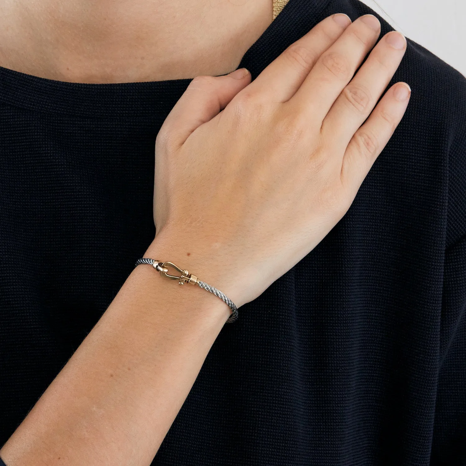 FRED - Bracelet Force 10 Mini acier et or sold by 58 Facettes product image thumbnail 2