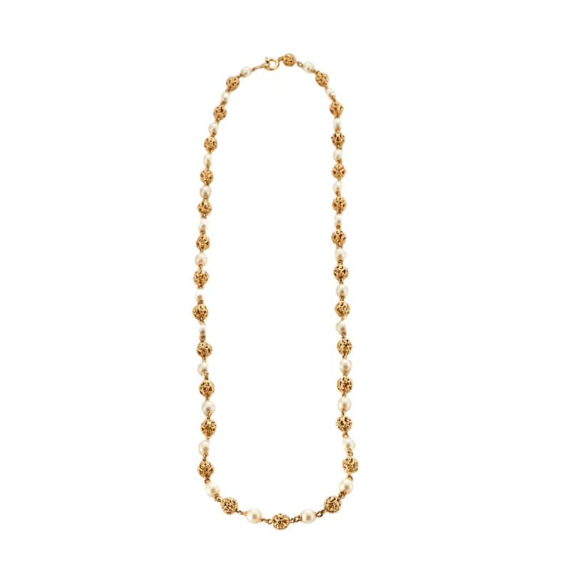 Collier composé de perles en or jaune sold by 58 Facettes